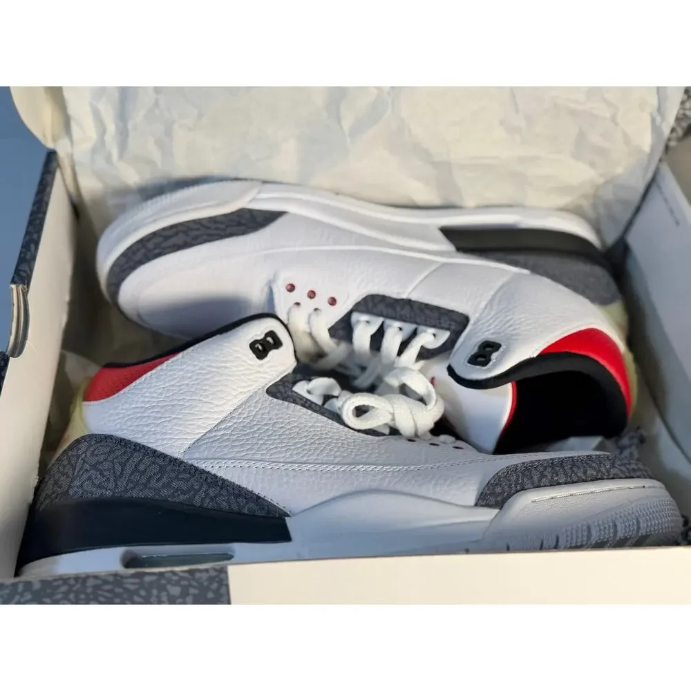 AIR JORDAN 3 RETRO SE JP JAPAN WHITE FIRE RED BLACK DENIM 2020 Men Size 11